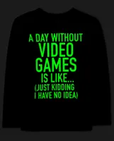 Boys Glow Video Games Graphic Tee