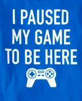 Boys Paused Game Graphic Tee