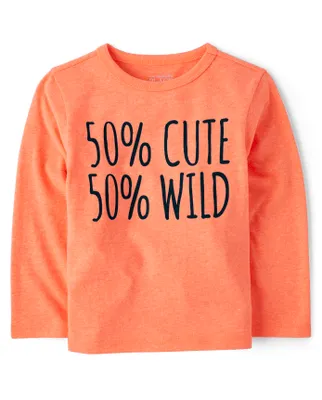 Baby And Toddler Boys Cute Wild Graphic Tee