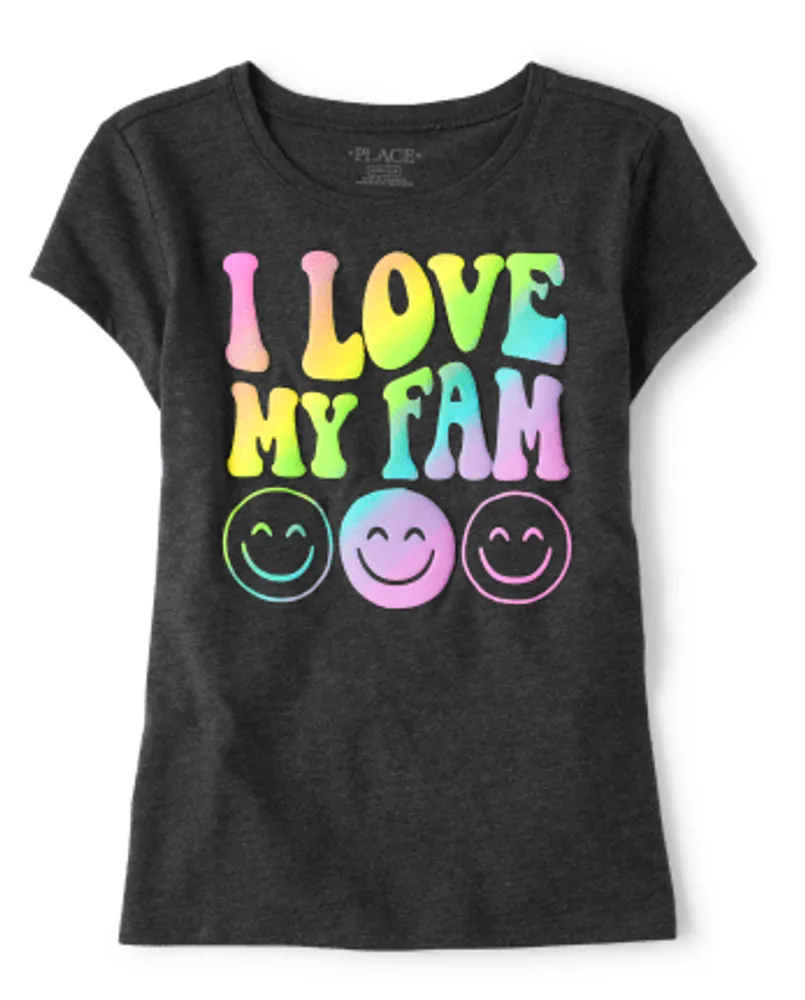 Girls Love My Fam Graphic Tee