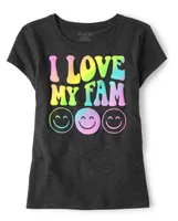 Girls Love My Fam Graphic Tee