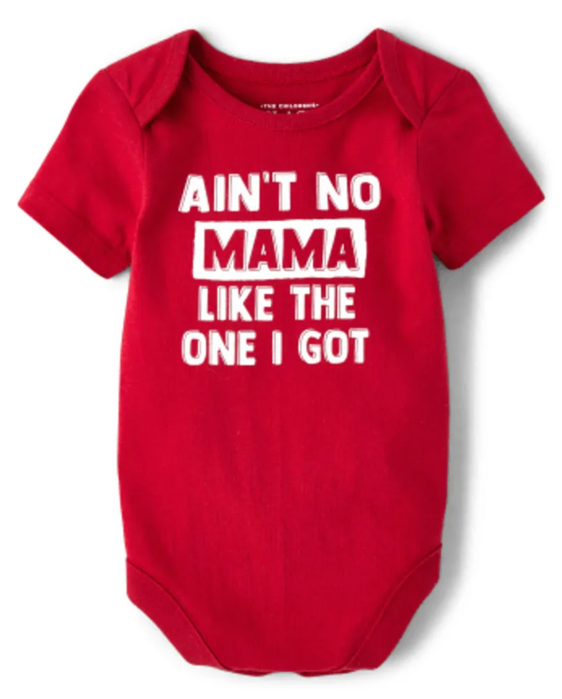 Unisex Baby Matching Family Valentine's Day Mama Graphic Bodysuit