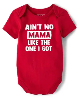 Unisex Baby Matching Family Mama Graphic Bodysuit
