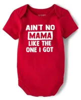 Unisex Baby Matching Family Valentine's Day Mama Graphic Bodysuit