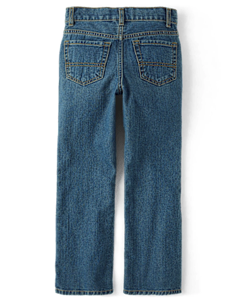 Boys Non-Stretch Bootcut Jeans