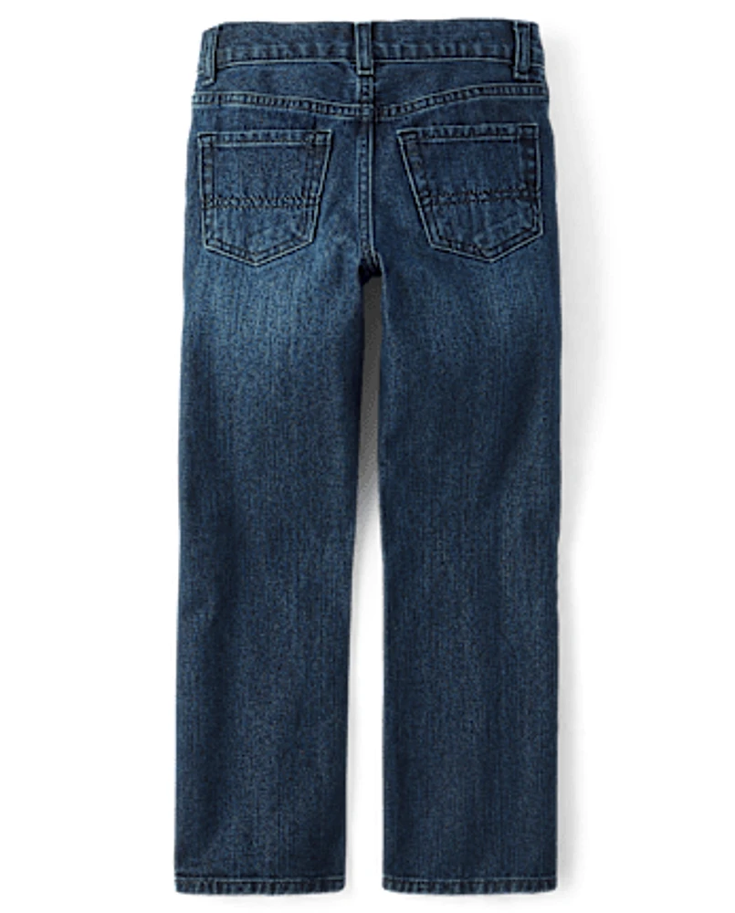 Boys Non-Stretch Bootcut Jeans