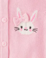 Toddler Girls Bunny Cardigan