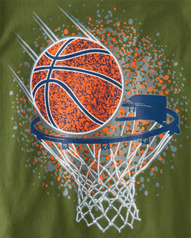 T-shirt imprimé Basketball Garçon