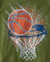 Boys Basketball Graphic Tee