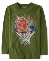 Boys Basketball Graphic Tee