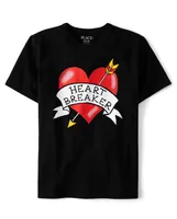 Boys Heart Breaker Graphic Tee