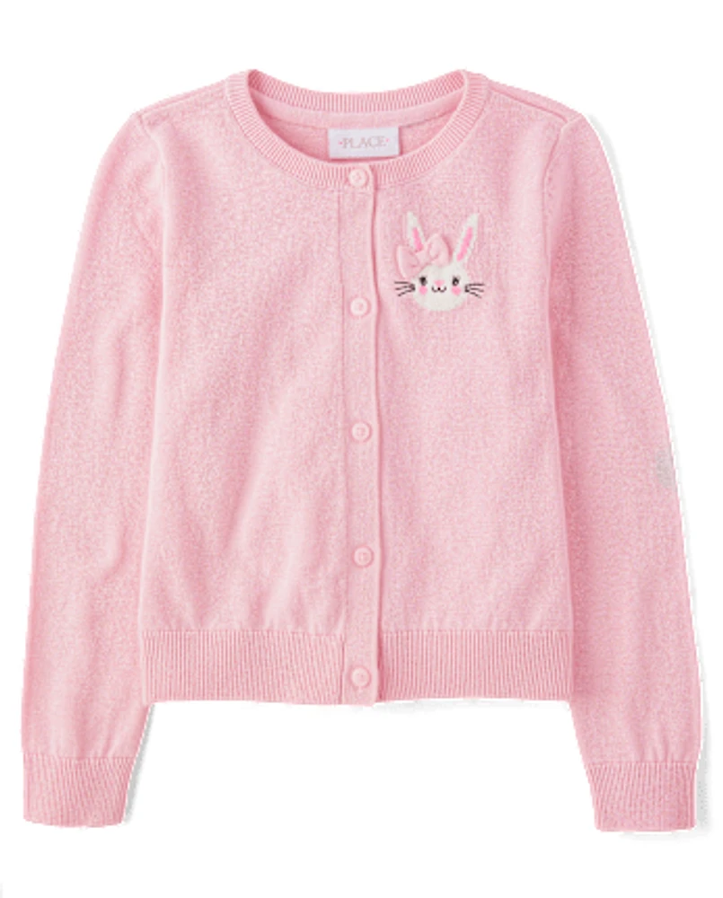 Girls Bunny Cardigan