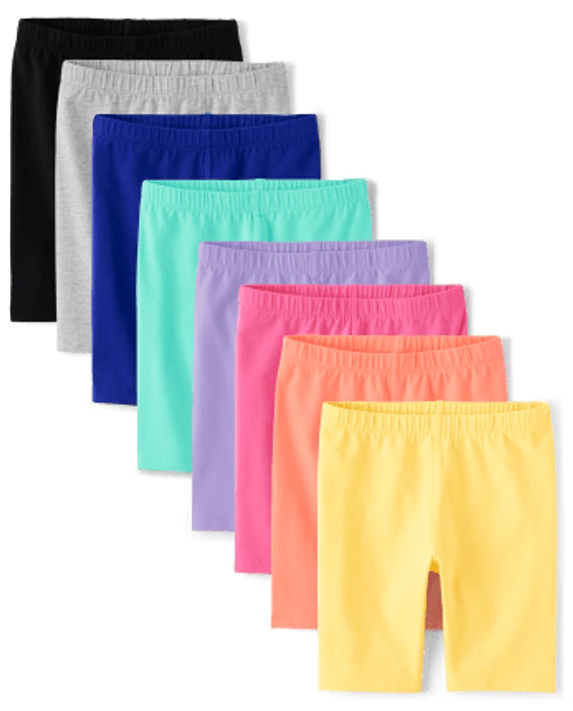 Girls Bike Shorts 8-Pack