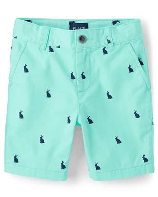 Short chino en coton Bunny pour garçon