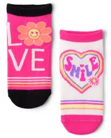Girls Smile Ankle Socks 10-Pack