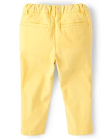 Baby And Toddler Boys Uniform Stretch Straight Chino Pants