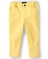 Baby And Toddler Boys Uniform Stretch Straight Chino Pants