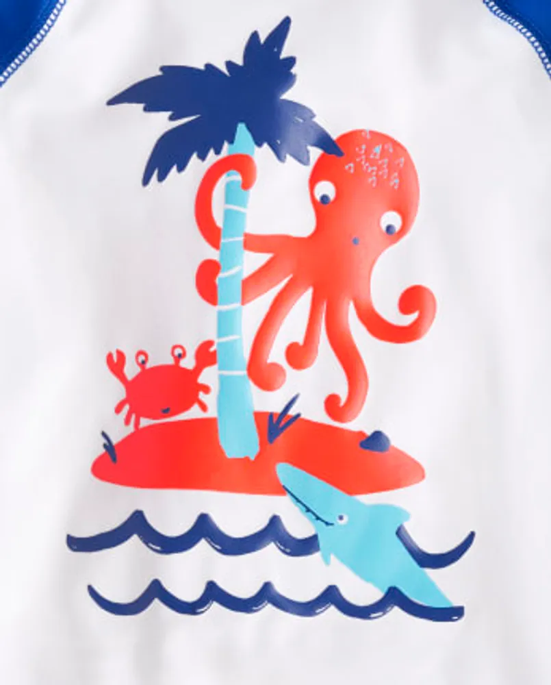 Baby And Toddler Boys Sea Creature Rashguard