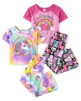 Girls Llama Unicorn Pajamas 2-Pack