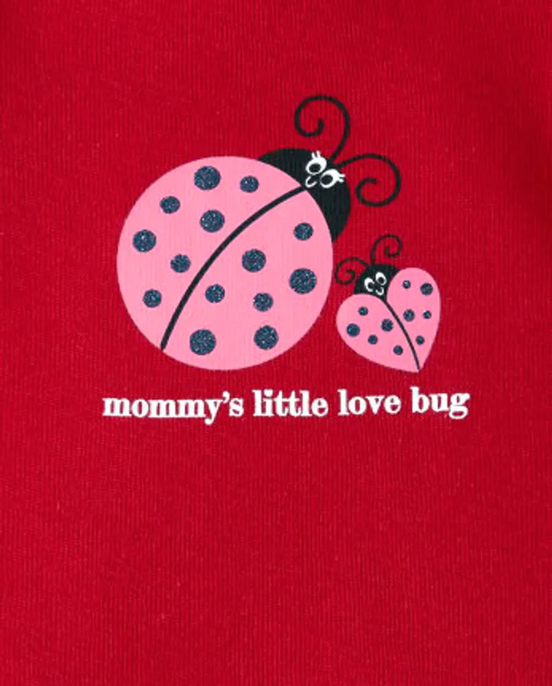 Baby Girls Ladybug Bodysuit 5-Pack