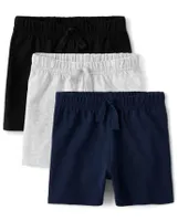 Unisex Baby Shorts 3-Pack