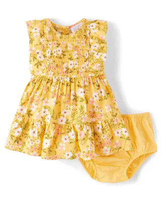 Baby Girls Mommy And Me Floral Ruffle Dress