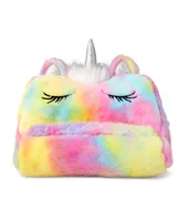 Girls Rainbow Tie Dye Tablet Pillow