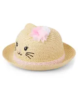 Toddler Girls Cat Fedora