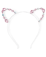 Girls Jeweled Cat Ears Headband