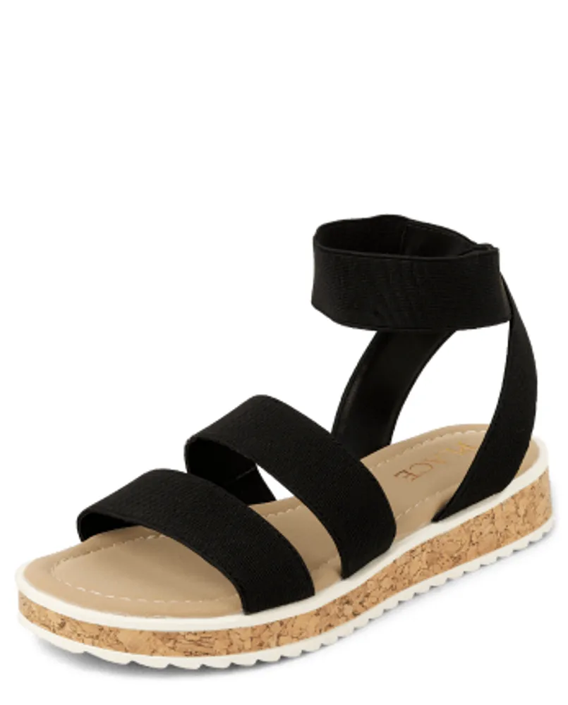 Girls Elastic Sandals