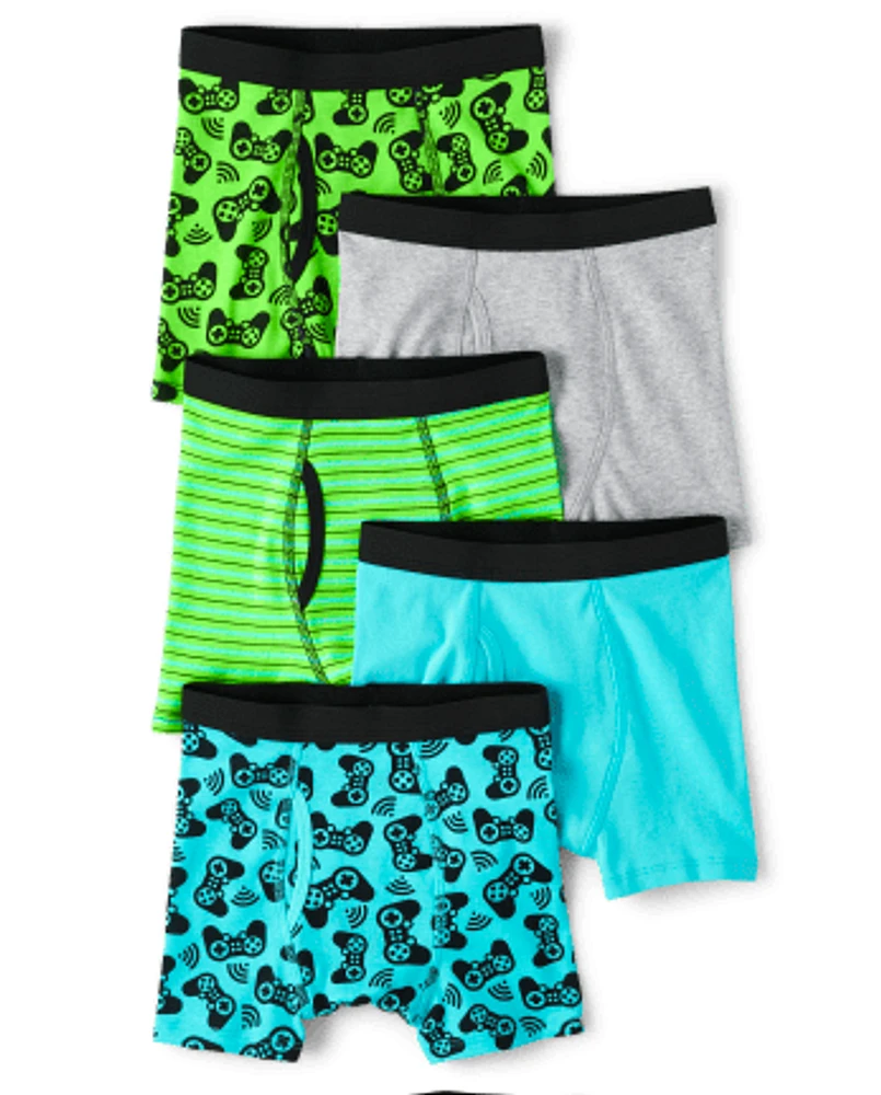 Boys Gamer Boxer Briefs 5-Pack