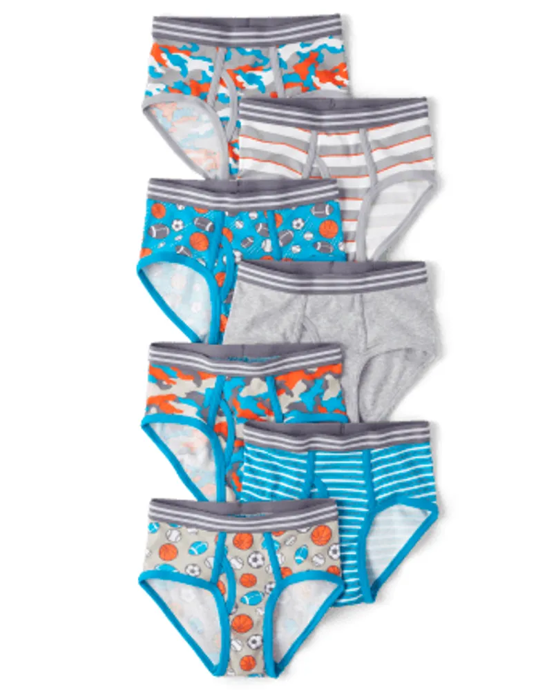 Boys Dino Briefs 7-Pack  The Children's Place - MULTI CLR