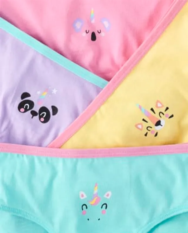 Girl Cute Design Lace Briefs Quality Cotton Soft Kids Underwear Size 3T-10T  Children Underpants 4pcs/