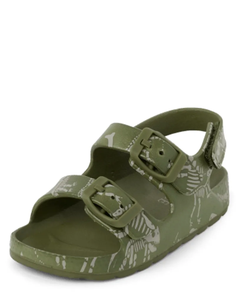 Toddler Boys Dino Buckle Slides