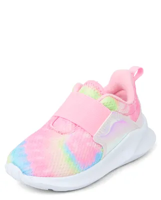 Toddler Girls Rainbow Tie Dye Running Sneakers