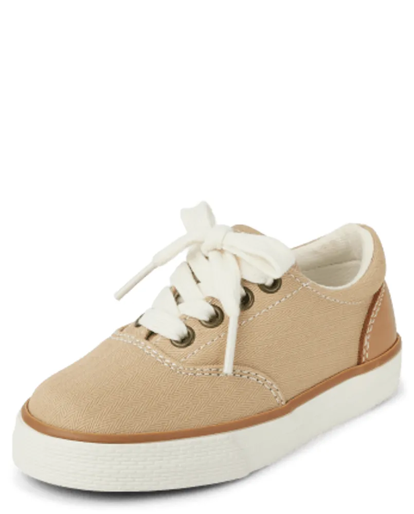 Toddler Boys Canvas Low Top Sneakers