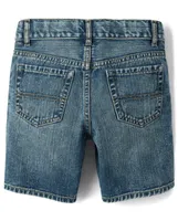 Boys Non-Stretch Denim Shorts