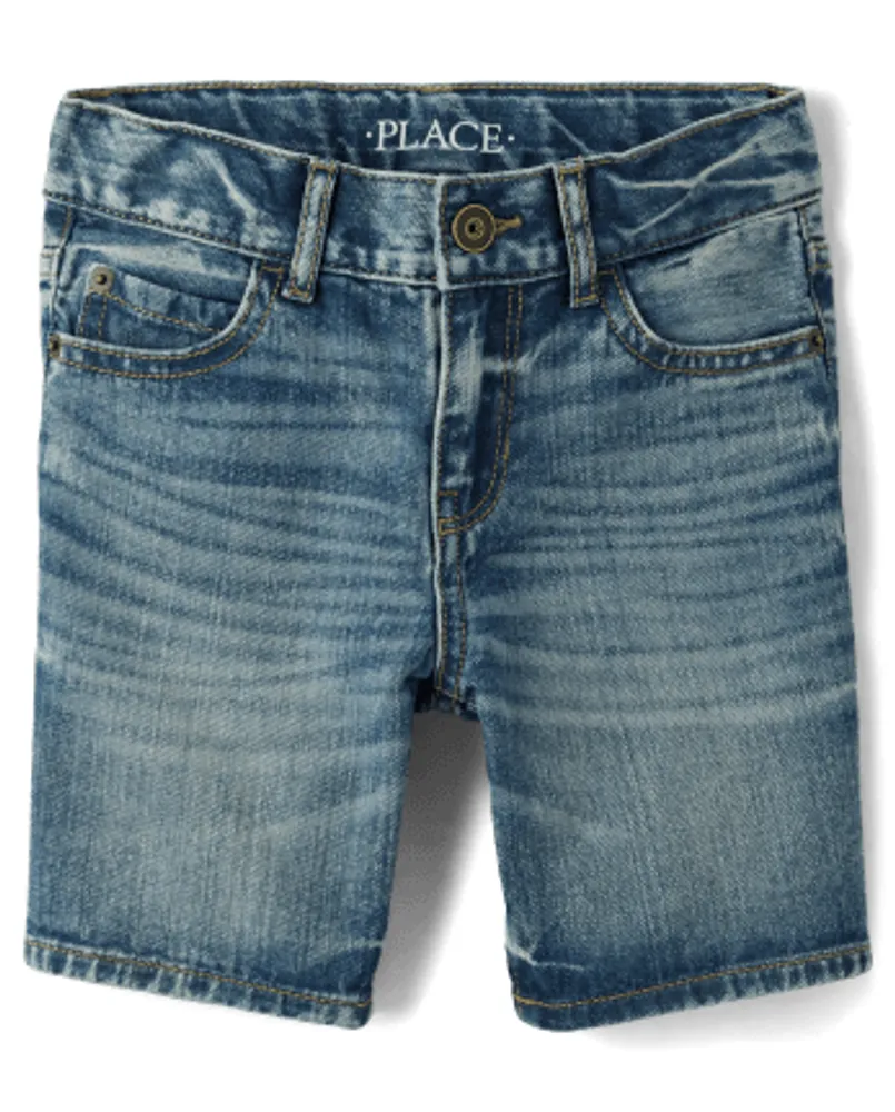 Boys Non-Stretch Denim Shorts