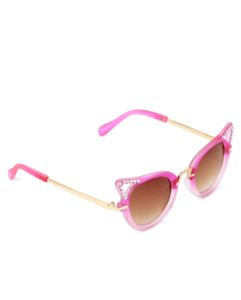 Girls Rhinestone Cat Eye Sunglasses