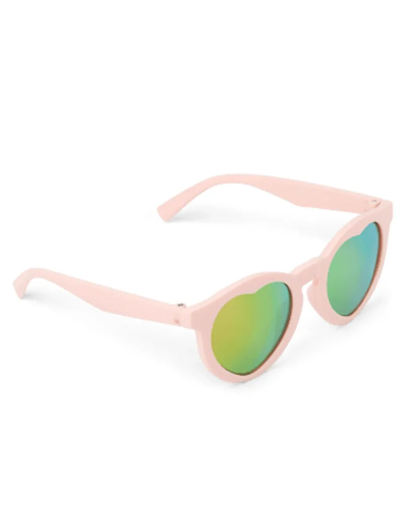 Kids Heart Shape Sunglasses Love Girls Eyewear Shades Heart-Shaped Baby  UV400 | eBay