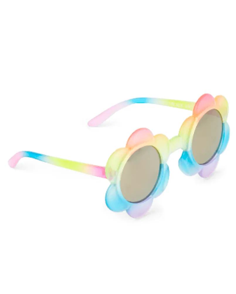 Toddler Girls Rainbow Daisy Sunglasses