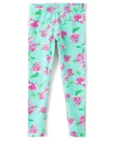 Girls Print Leggings