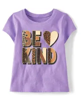 Baby And Toddler Girls Be Kind Graphic Tee