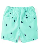 Baby And Toddler Boys Print Chino Shorts