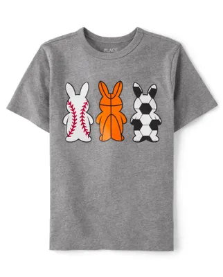 Boys Easter Sports Graphic Tee