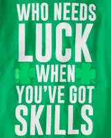 Boys St. Patrick's Skills Graphic Tee