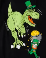 Boys St. Patrick's Dino Graphic Tee