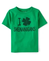 Baby And Toddler Boys St. Patrick's Day Shenanigans Graphic Tee