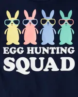 Mens Matching Family Egg Hunting Squad Graphic Tee