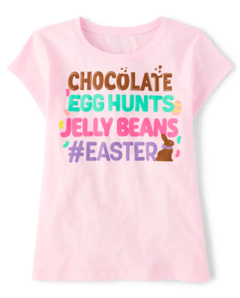 Girls Easter Graphic Tee